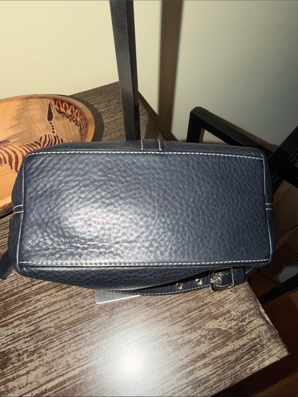 Coach Vintage small Y2K Black pebbled Leather Shoulder Bag Leatherware 1941 - Picture 13 of 16